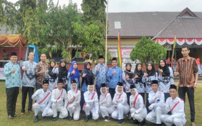 Peringatan Acara 17 Agustus 2017 Oleh SMK N 1 Kampar